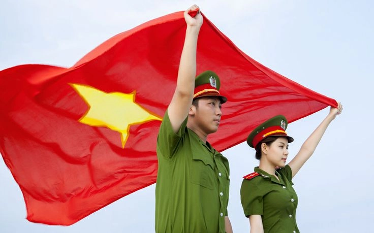 ảnh lá cờ việt nam đẹp nhất tượng trưng cho ý chí mạnh mẽ