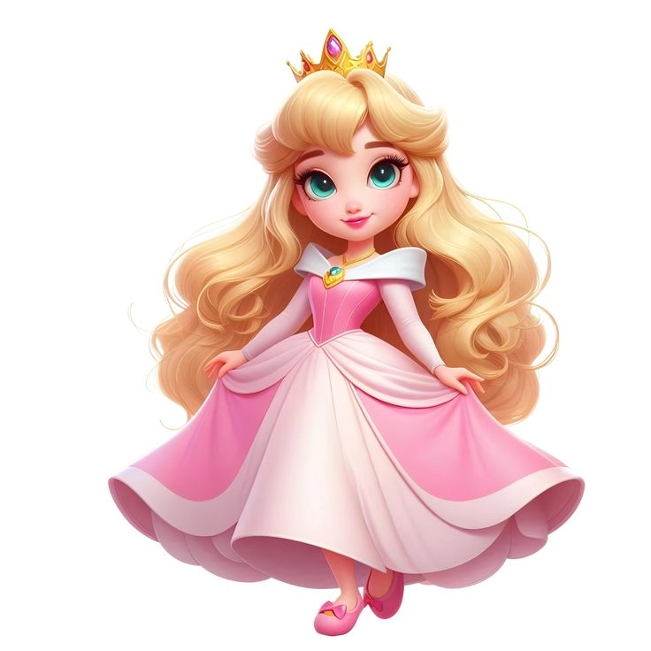 Ngọt ngào và tinh tế với hình nền công chúa dễ thương