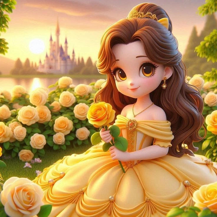 Cổ tích sống động qua hình ảnh công chúa hoạt hình