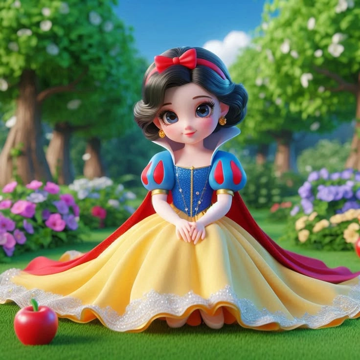 Nét đáng yêu của hình ảnh công chúa cute