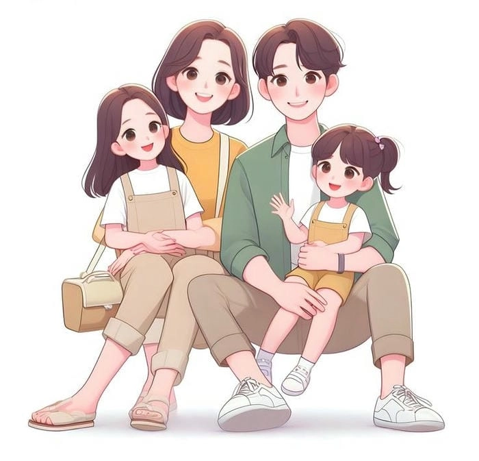 Nhớ mãi từng giây phút qua ảnh gia đình em
