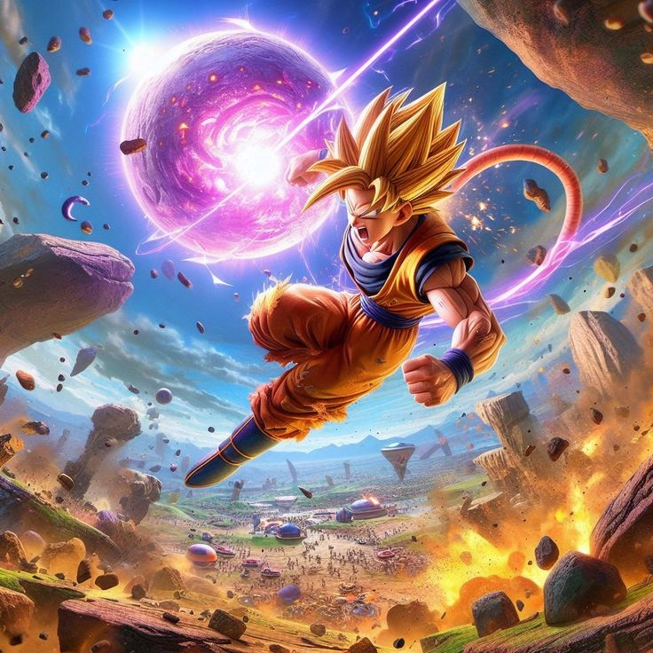 Hình ảnh goku đẹp luôn là nguồn cảm hứng bất tận