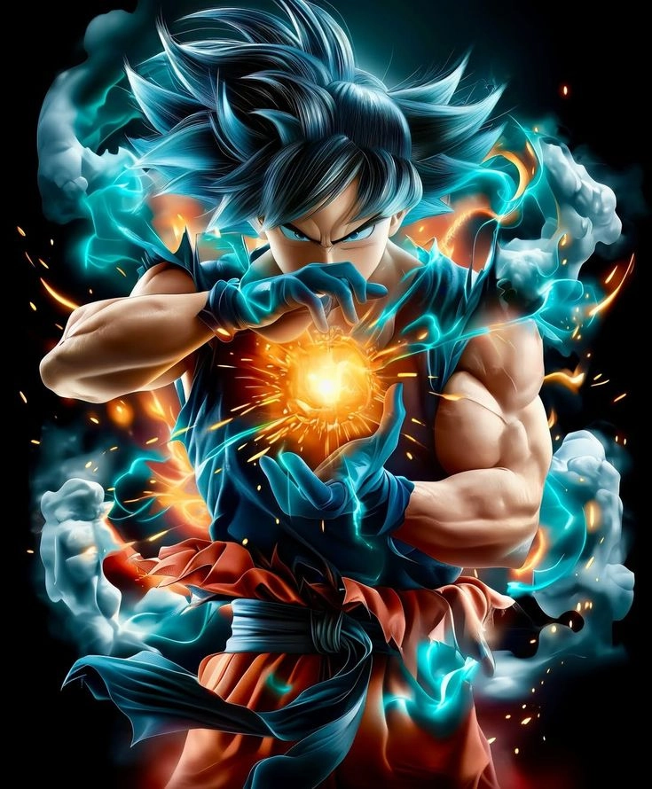Hình ảnh songoku cực ngầu khiến người xem phải trầm trồ