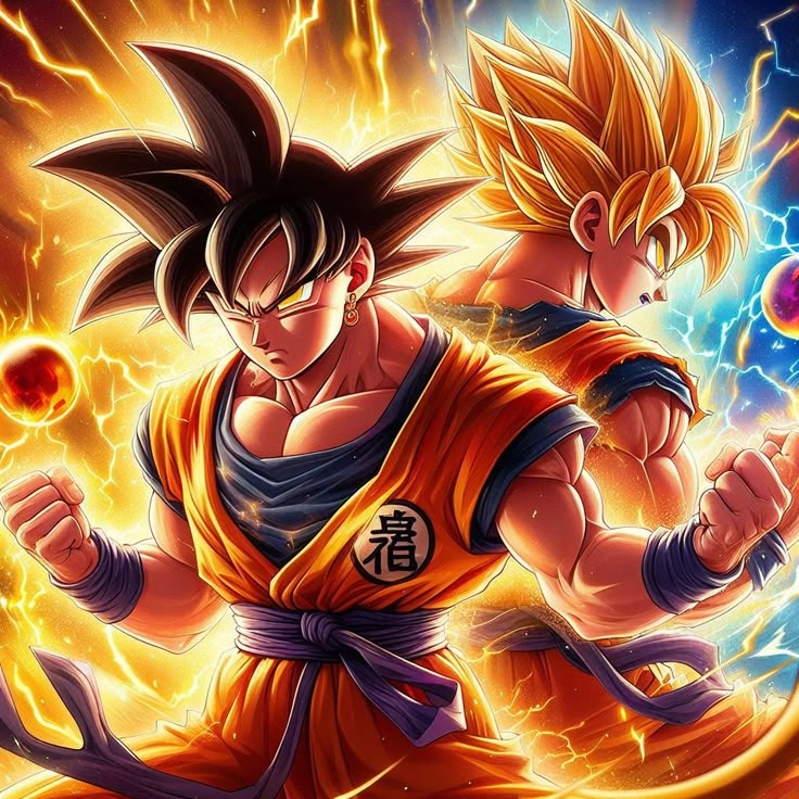Ảnh anime nam goku luôn thu hút sự chú ý mạnh mẽ