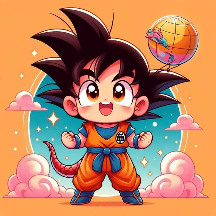 Hình anime goku là hình ảnh nổi bật, đẹp và ngầu