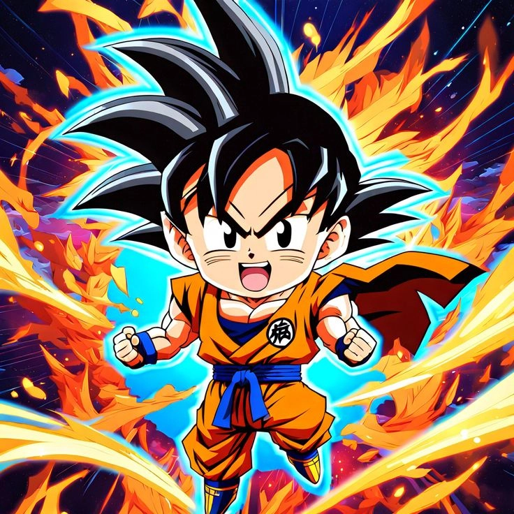 Ảnh goku đầy sức mạnh luôn thu hút sự chú ý của người xem