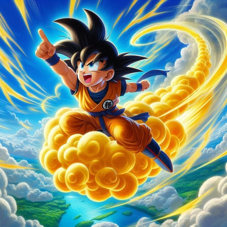Hình goku lúc nhỏ đầy sự dễ thương và hồn nhiên
