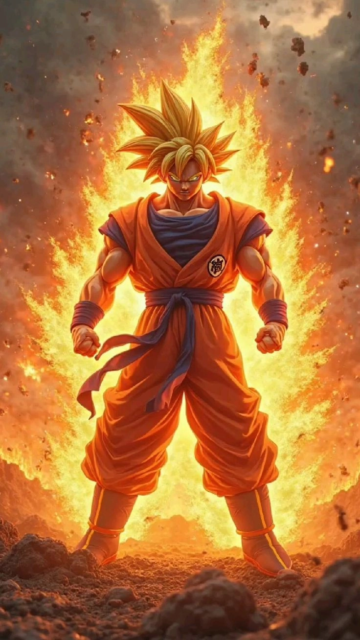 Ảnh goku chất luôn thu hút mọi ánh nhìn nhờ vào phong cách độc đáo