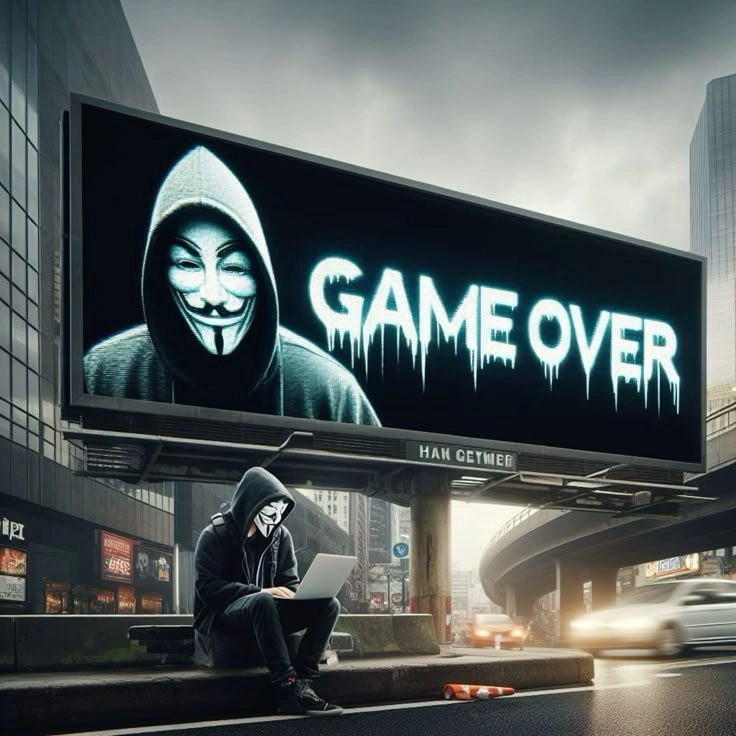 hình ảnh hacker buồn tạo chiều sâu cảm xúc cho ảnh Hacker