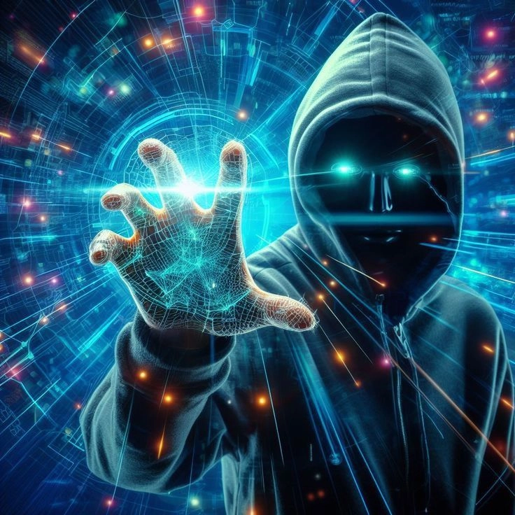 ảnh màn hình hacker tạo điểm nhấn cho ảnh Hacker đầy cuốn hút