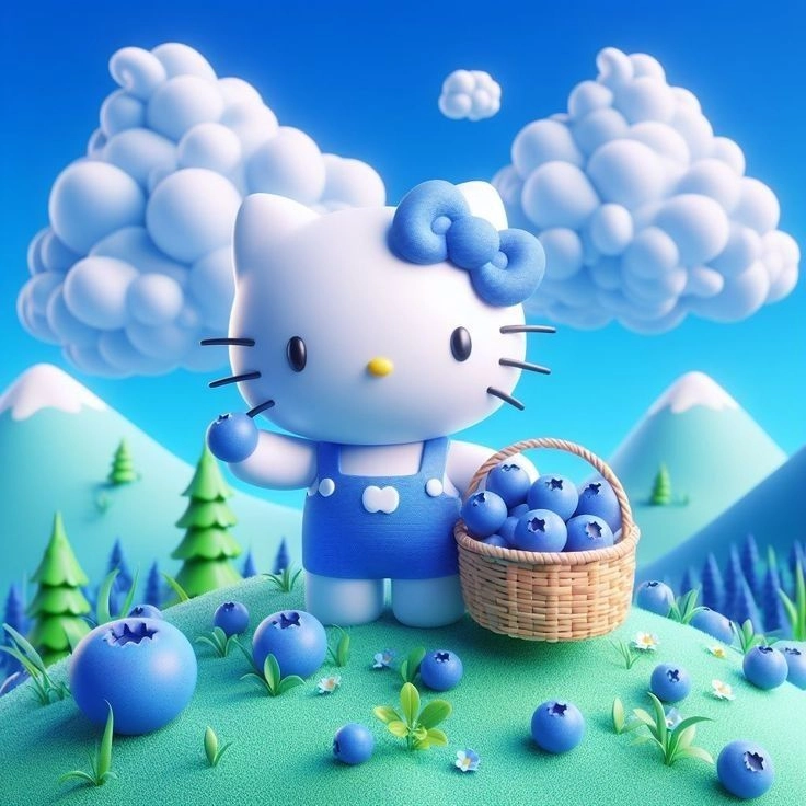 Gây ấn tượng bằng ảnh hello kitty vô tri cá tính