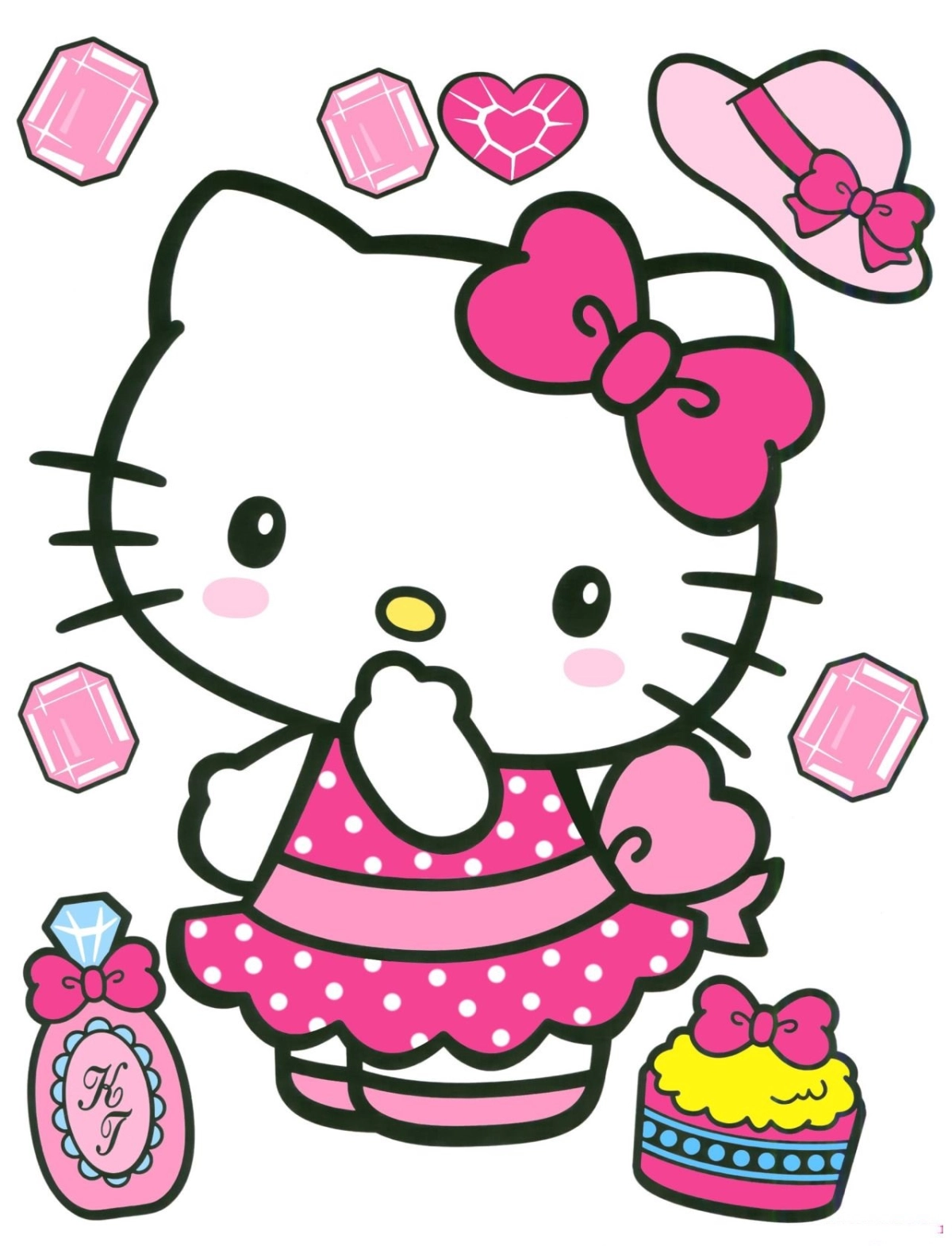 Phong cách riêng cùng ảnh nền máy tính hello kitty