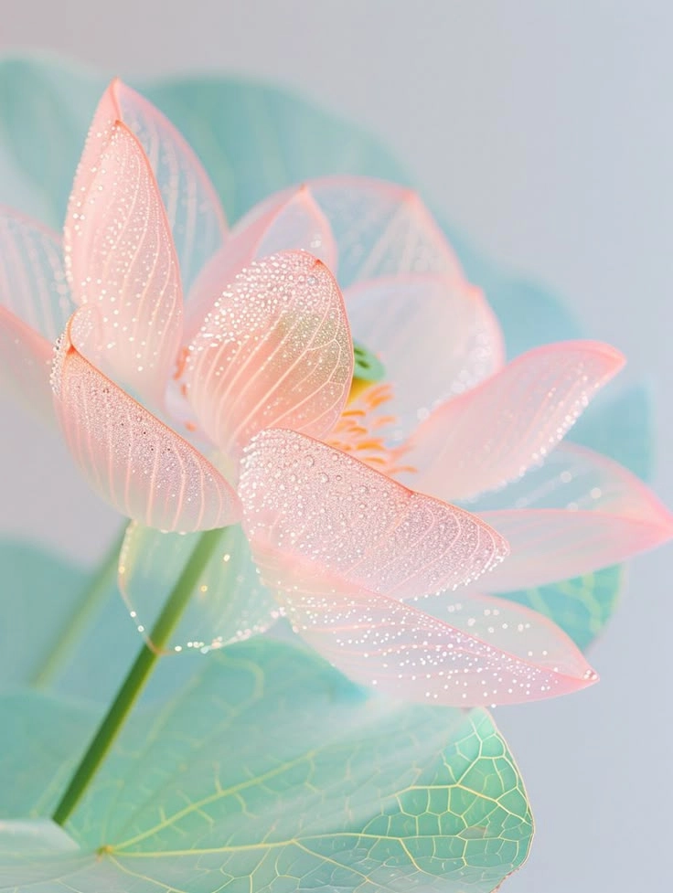 Phong cách giản đơn ảnh hoa sen đơn giản