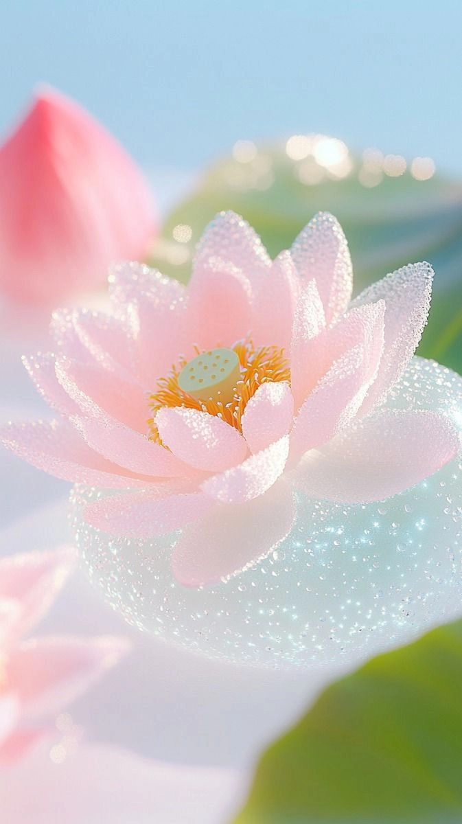 Tươi sáng và nhẹ nhàng ảnh hoa sen làm hình nền điện thoại