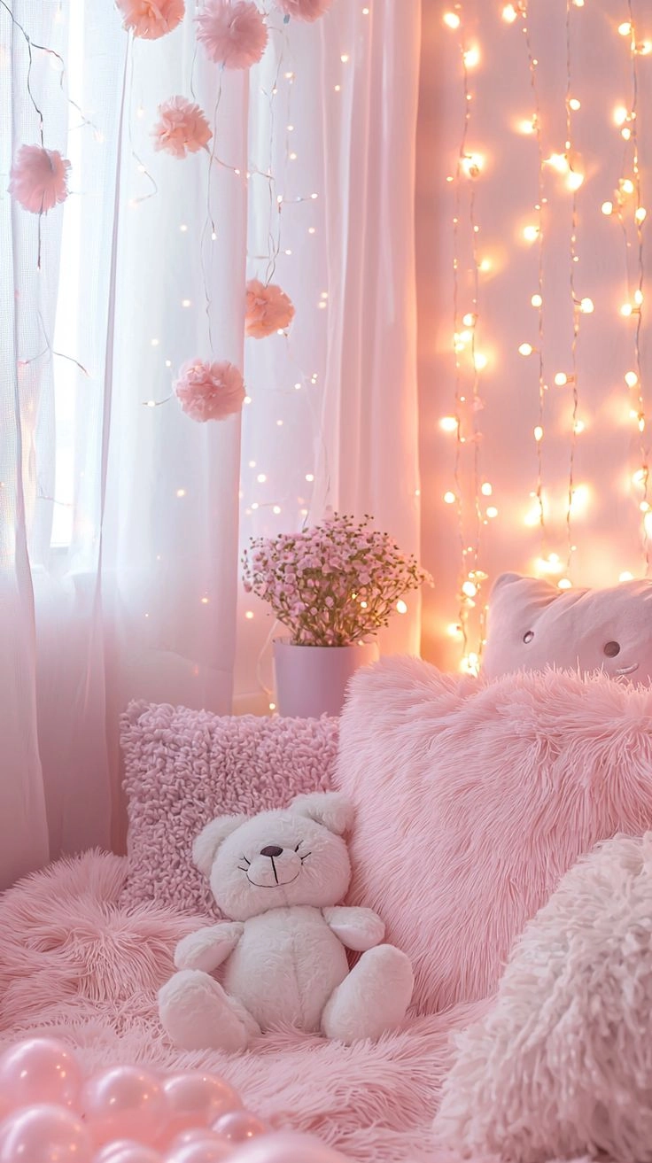 Làm mới góc nhìn với hình ảnh màu hồng cute dịu dàng