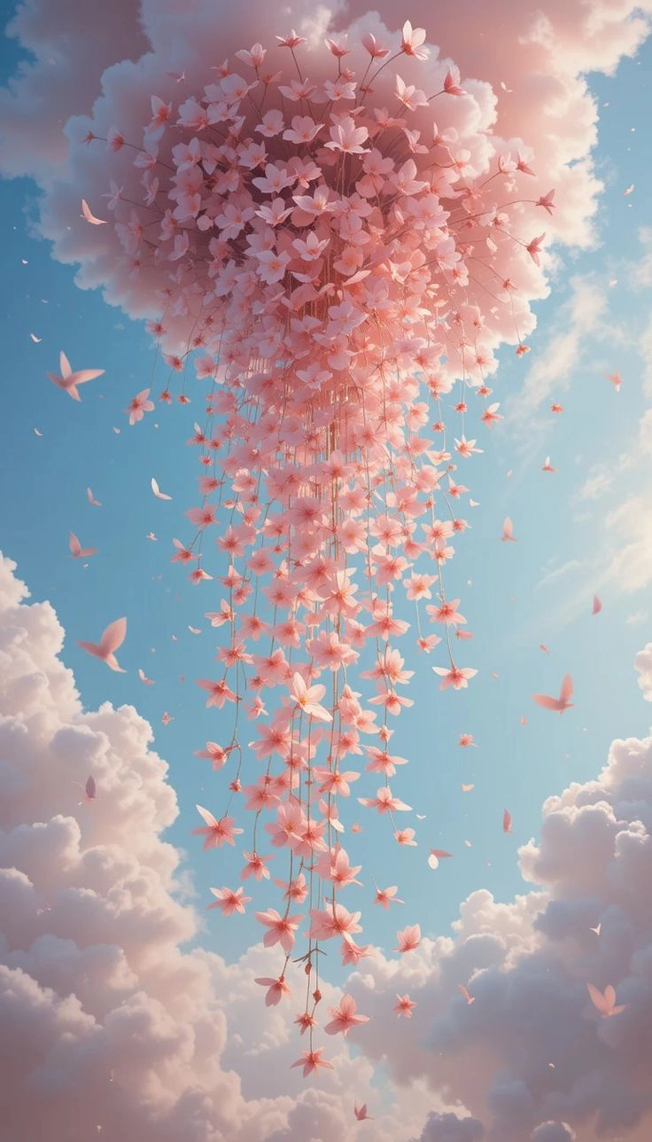 Tinh tế pha nhẹ nhàng với ảnh nền trắng hồng