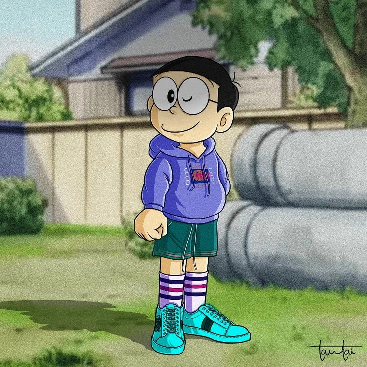 Dễ thương ngọt ngào với hình ảnh nobita dễ thương