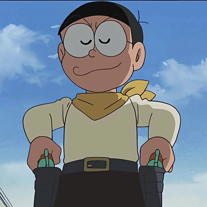 Thêm phần cool ngầu qua ảnh nobita anime ngầu