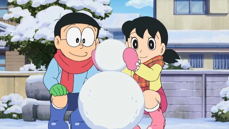 Những khoảnh khắc đẹp của hình ảnh nobita và xuka