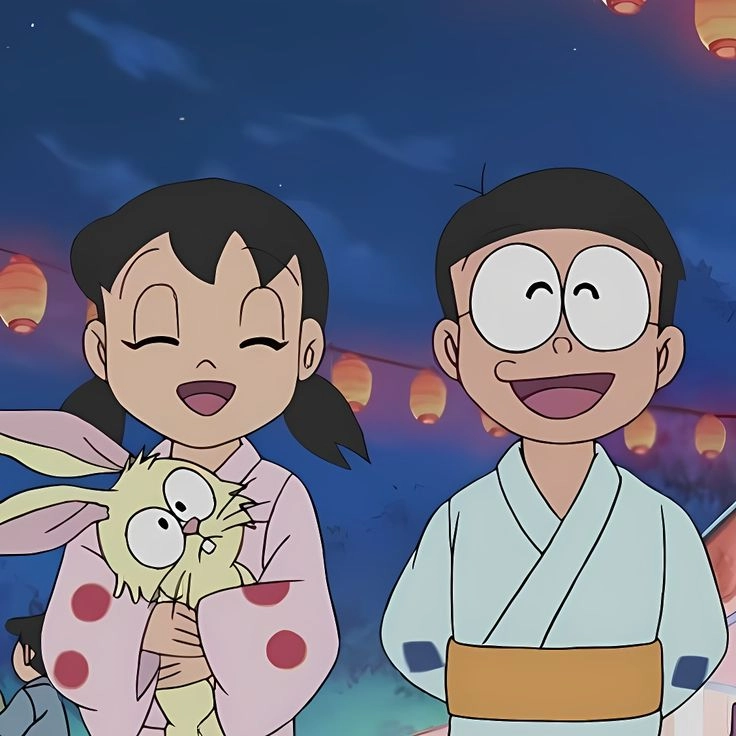 Tình bạn bền chặt trong hình ảnh shizuka và nobita