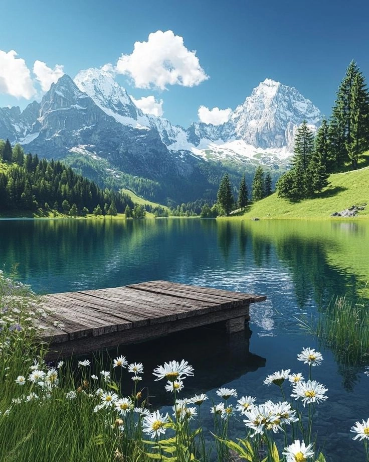 Cảnh sắc nên thơ từ hình ảnh phong cảnh núi đẹp