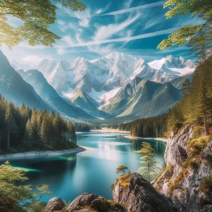 Bình yên lan tỏa từ hình ảnh của núi