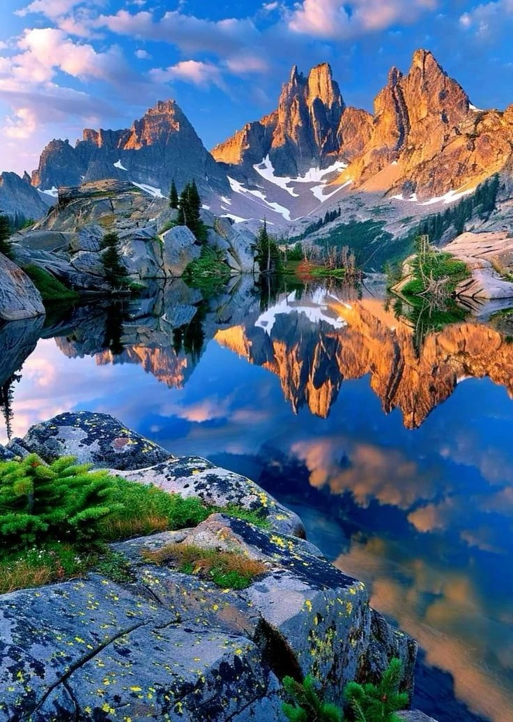 Sự kết hợp hoàn hảo qua hình ảnh núi sông