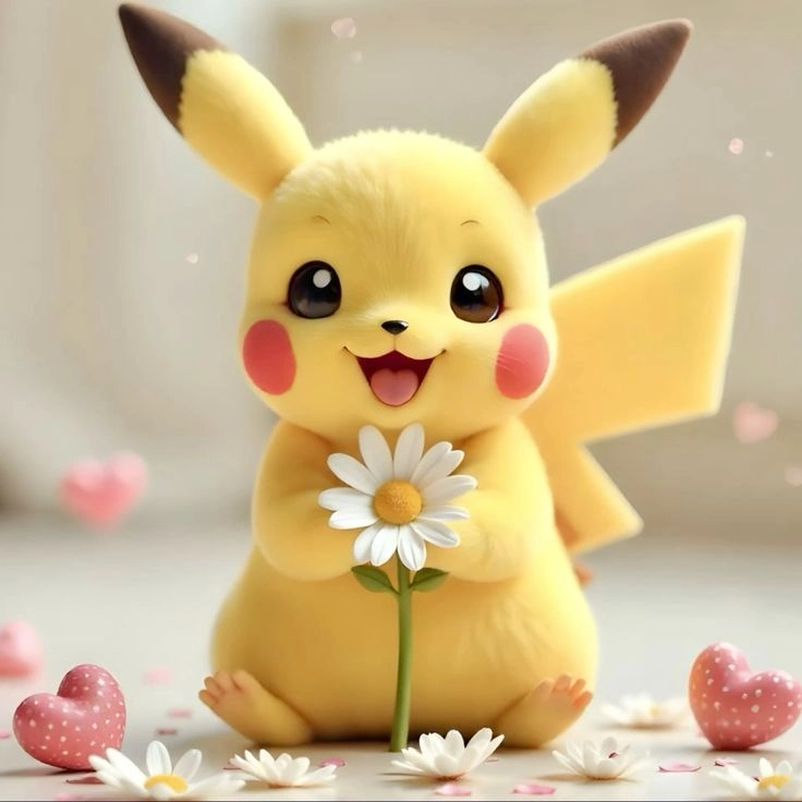 ảnh pikachu dễ thương luôn gây bão mạng xã hội