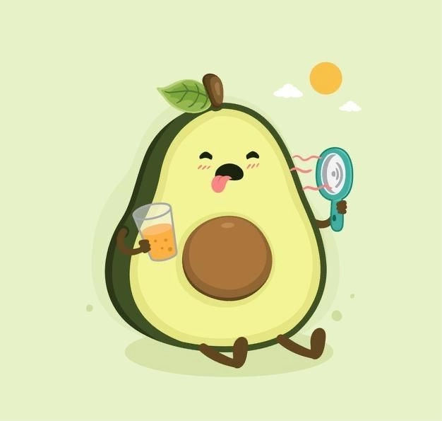 Tìm kiếm sự tươi mới trong hình quả bơ