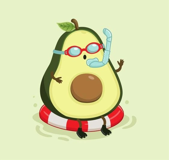 Khám phá sự sáng tạo qua hình quả bơ cute dễ vẽ