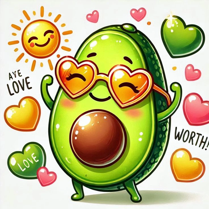 Thỏa sức sáng tạo với vẽ hình bơ cute