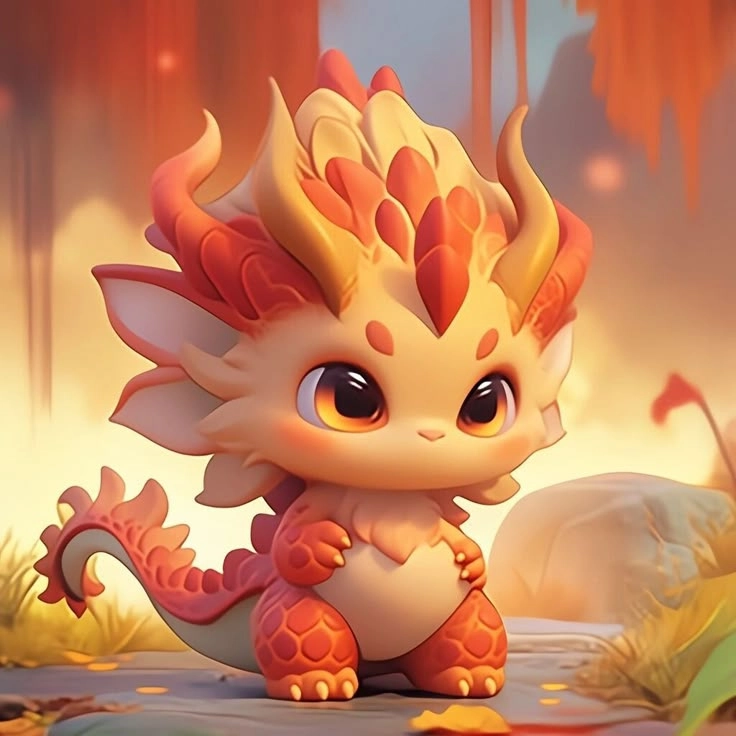 Thích mê với ảnh rồng 3d cute cực chill ảnh rồng