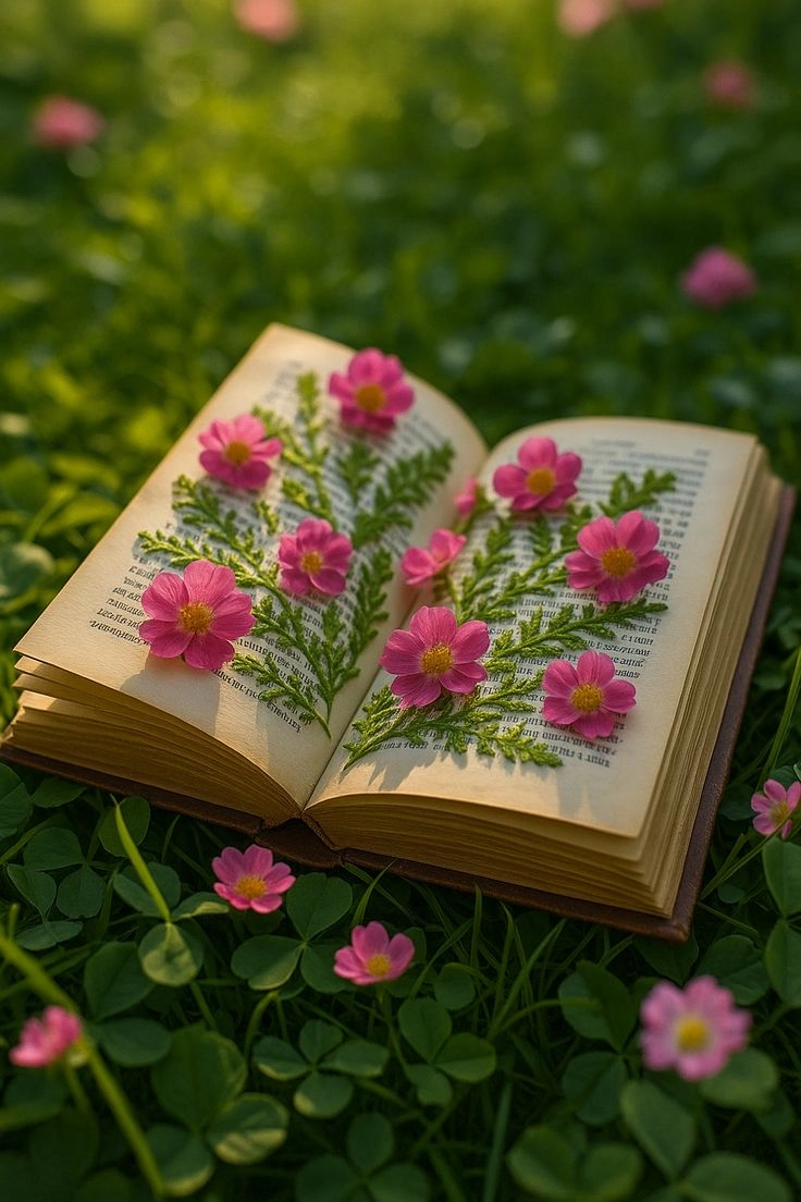 Ngọt ngào và nhẹ nhàng hình ảnh quyển sách cute