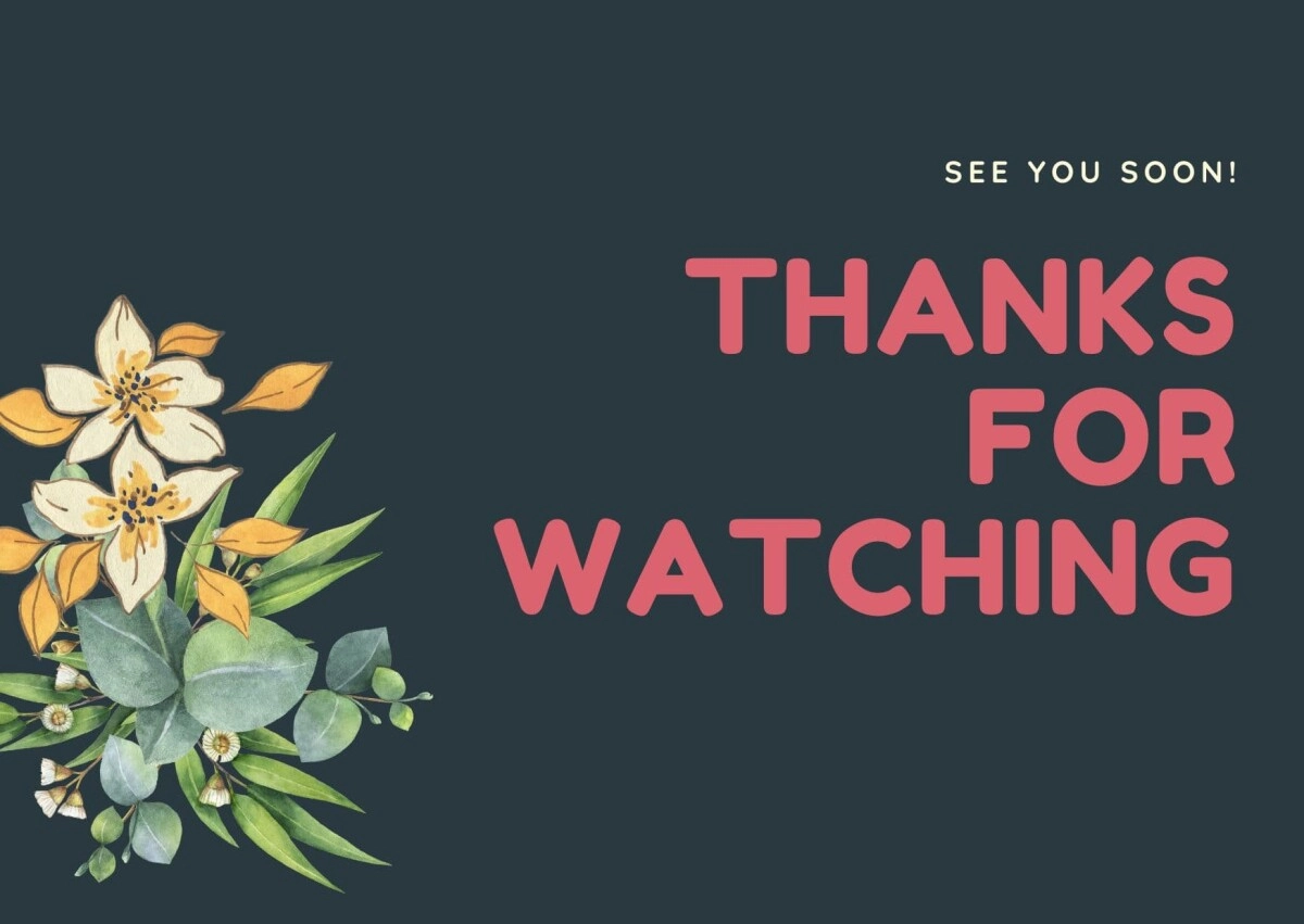 Ảnh động nền đẹp từ thank you for watching background gif