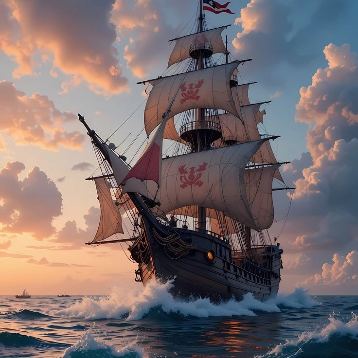 Tĩnh lặng và hoài cổ hình chiếc thuyền buồm