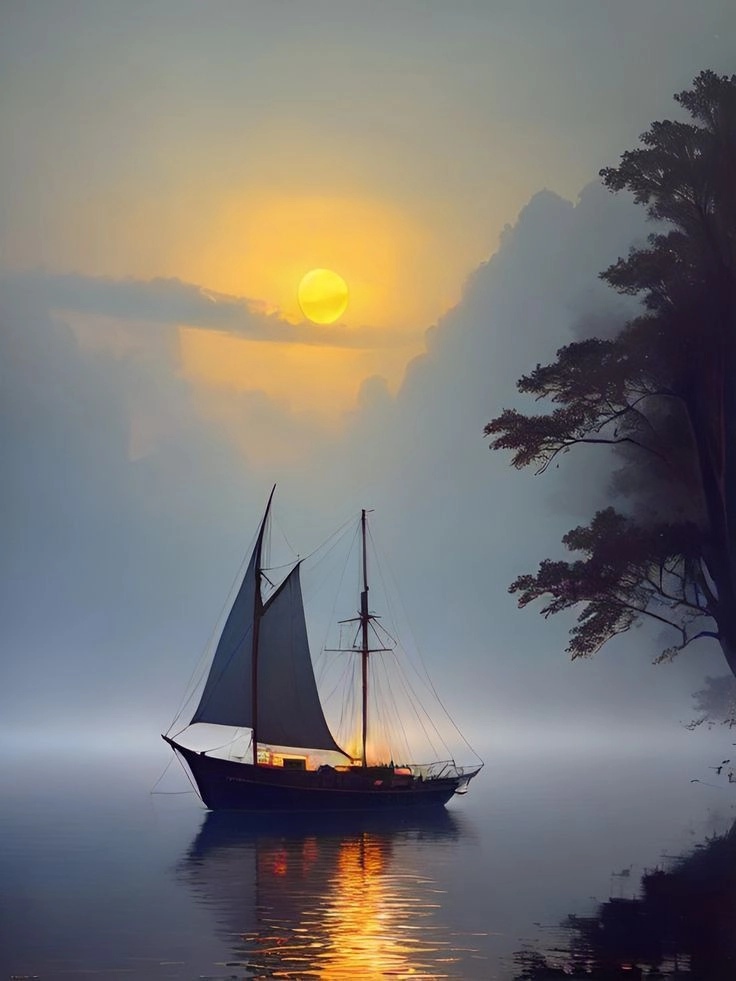 Lung linh sóng nước hình ảnh thuyền đẹp