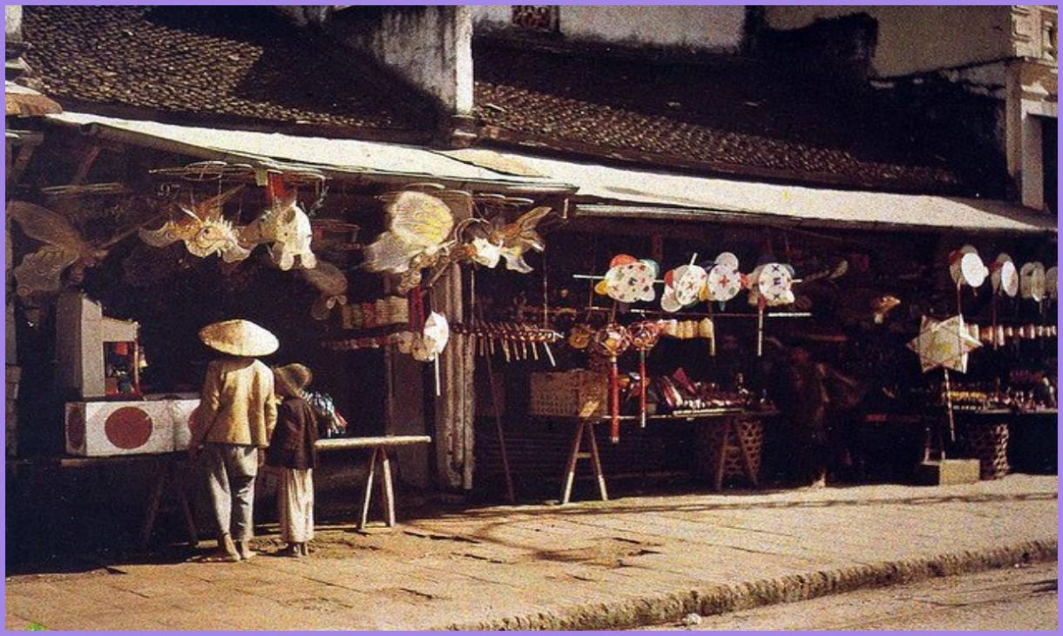 hình ảnh trung thu ngày xưa đong đầy hoài niệm thân quen