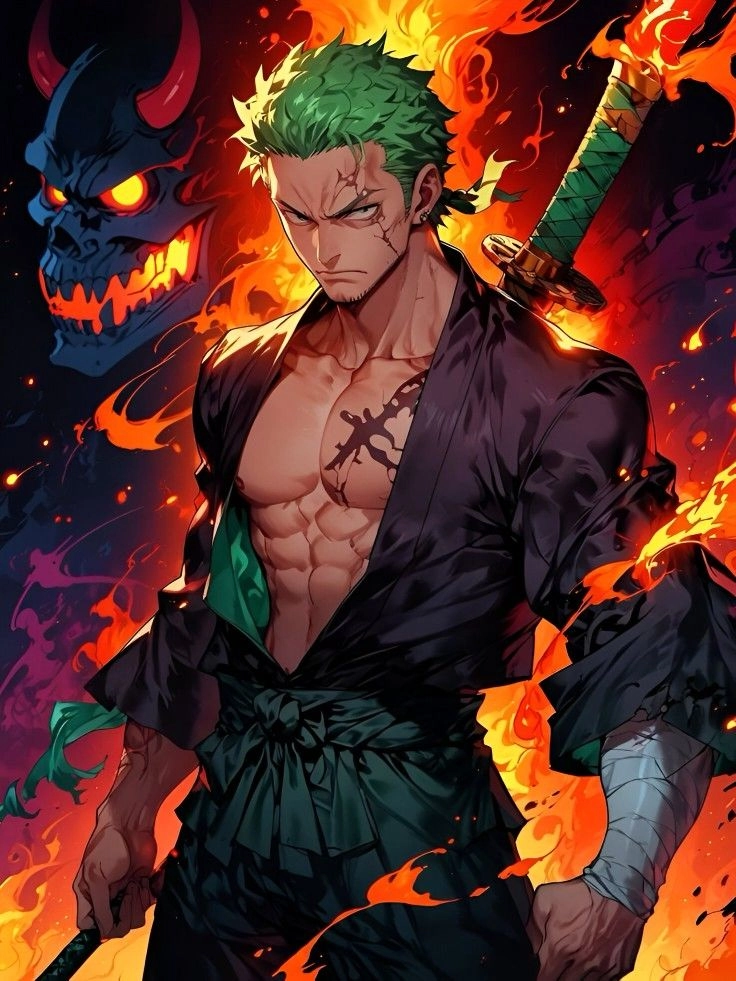 hình ảnh cực ngầu của zoro nổi bật trên mọi thiết bị