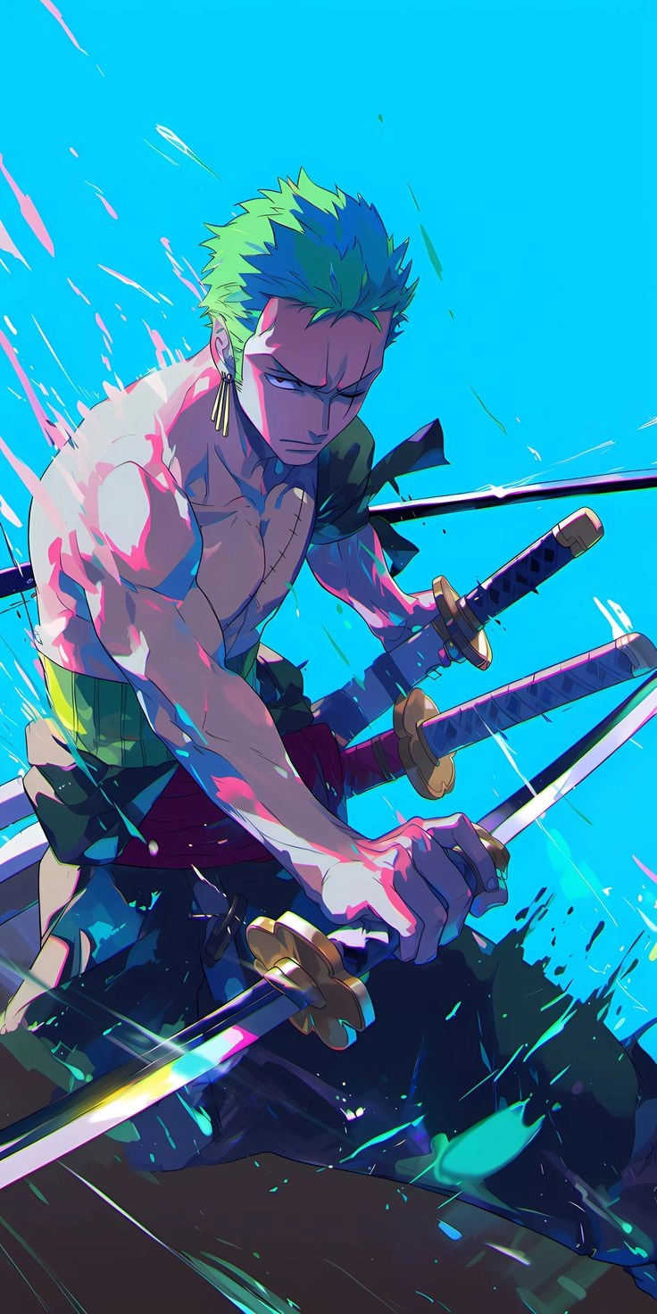 hình nền zoro cực ngầu làm sáng bừng màn hình bạn