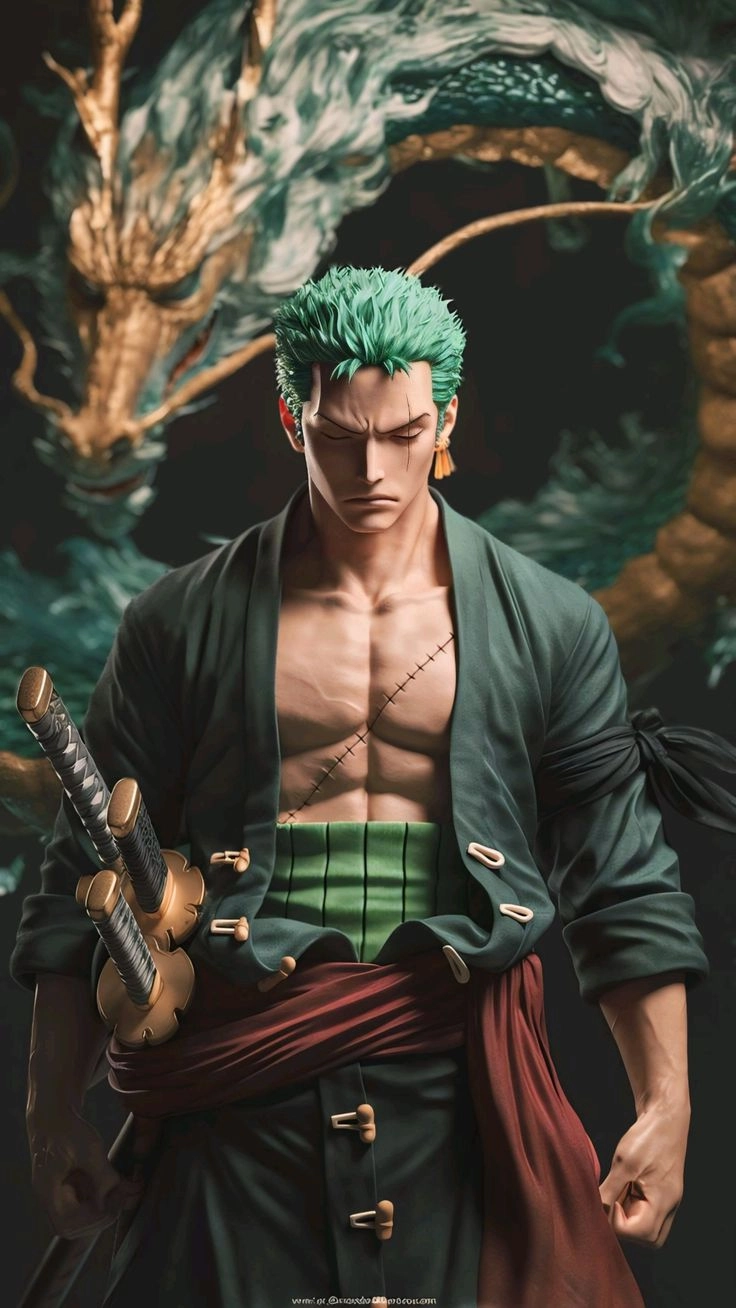 zoro ảnh ngầu toát lên sức mạnh bất bại
