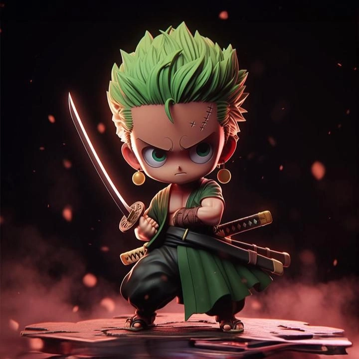 hình nền anime zoro mang phong cách hoạt hình độc đáo