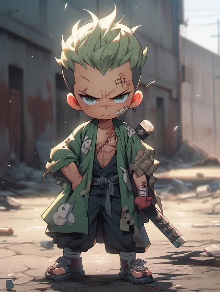 hình ảnh zoro đẹp thể hiện nét kiên cường cá tính