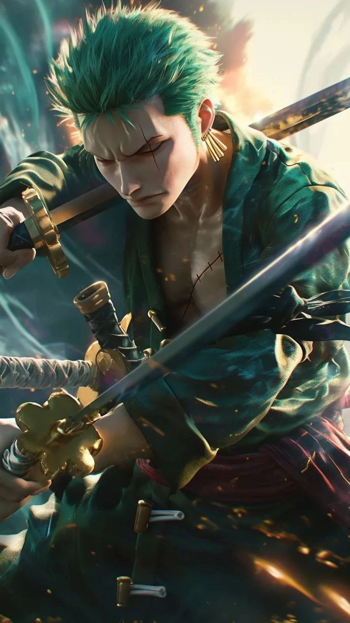 zoro wano ngầu đậm chất samurai kiên cường