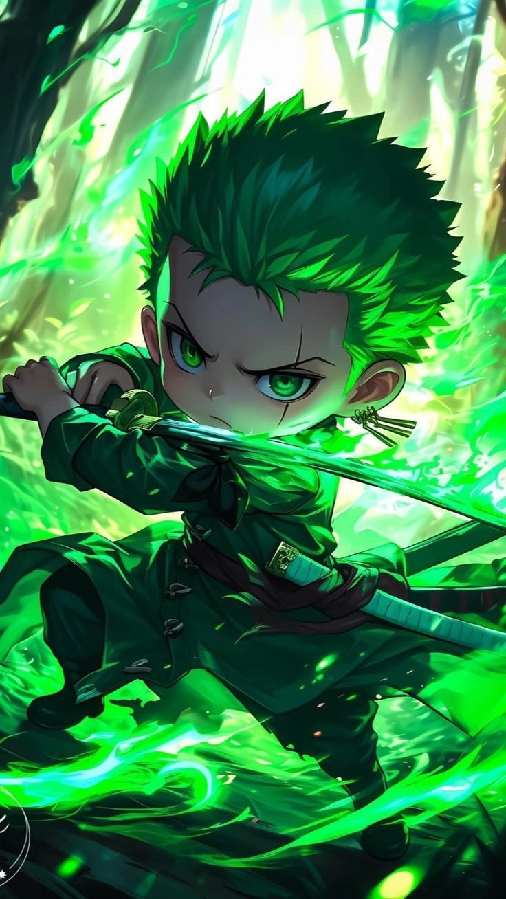 hình ảnh zoro cute nhẹ nhàng nhưng vẫn rất chất