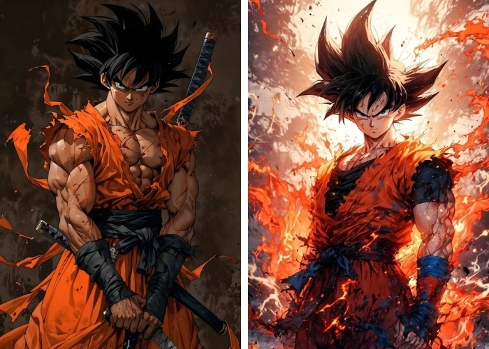 Lý do ảnh Goku luôn được săn đón là nhờ vào sự nổi bật và khí chất