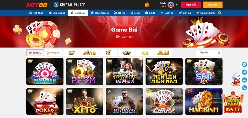 net88 - Giao diện game bài 3D xuất sắc, trả thưởng siêu tốc