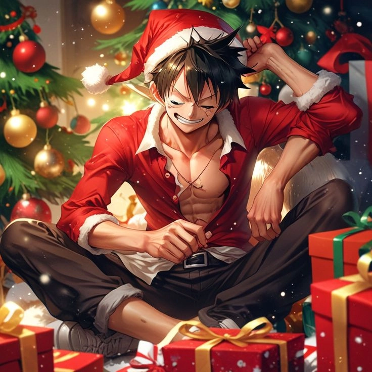 Không khí giáng sinh cùng hình noel anime