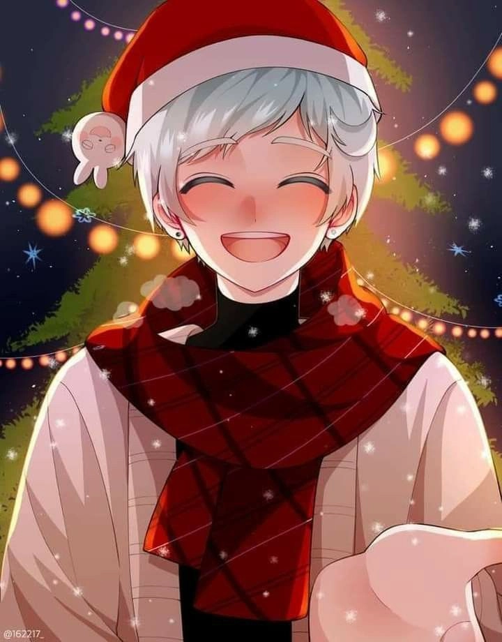 Rộn ràng đêm đông cùng ảnh noel anime