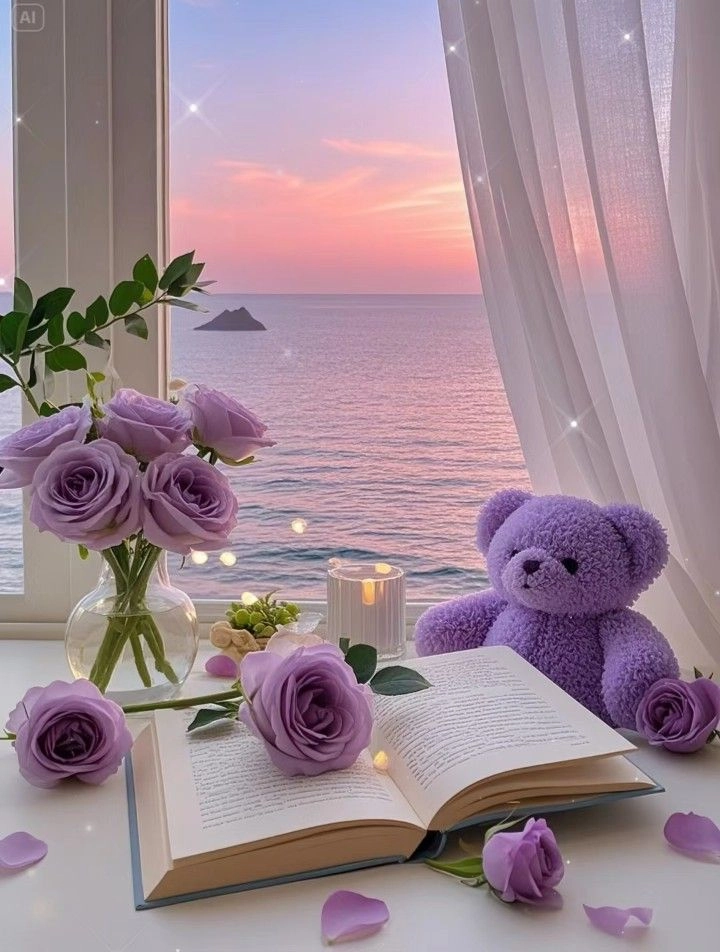 Thay đổi phong cách với nền cute màu tím đẹp mê ly