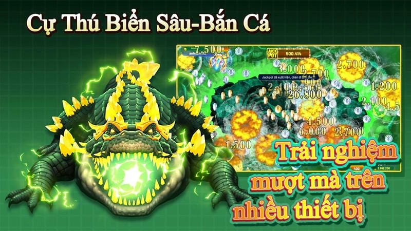 Giao diện bắn cá SV368 với đại dương rực rỡ, săn thưởng dễ.